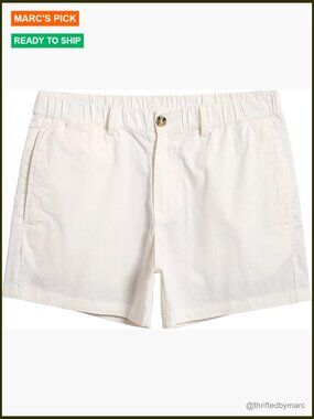 Men's 4-Inch Inseam Cotton Shorts with Elastic Waistband for Casual Wear